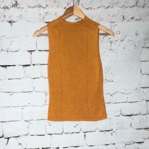 Vintage Carlisle light orange knit tank top